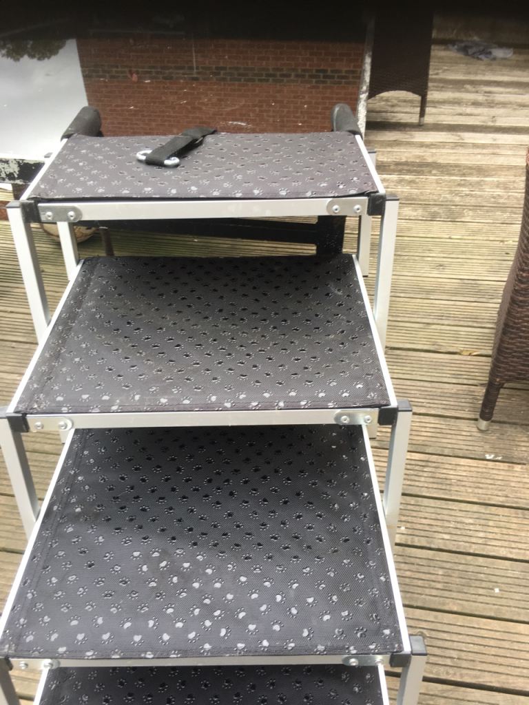 VEVOR 5 step aluminium folding dog stairs