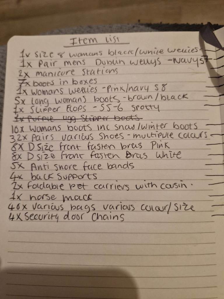 Job lot of items mostly shoes and bags