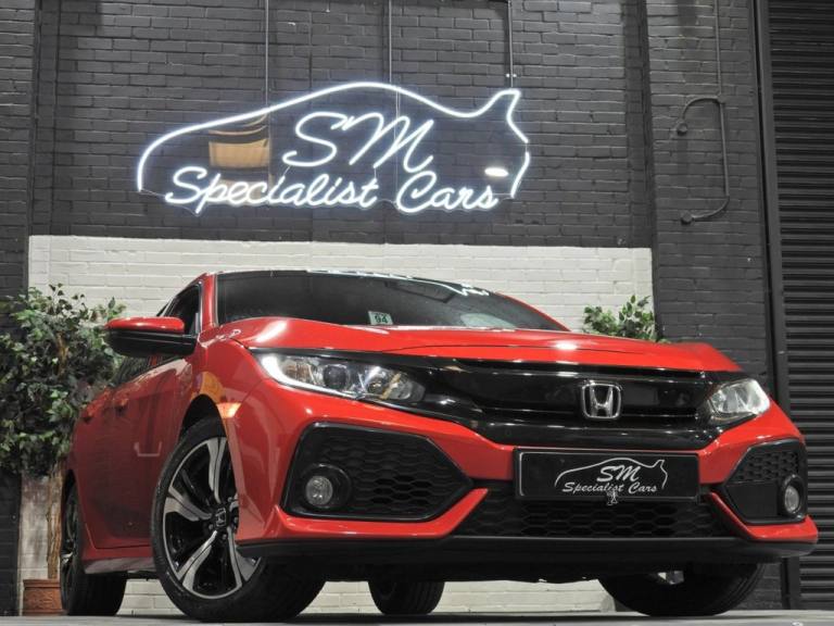 2018 18 HONDA CIVIC 1.0 VTEC TURBO SR HATCHBACK 5DR PETROL MANUAL EURO 6 (S/S) (