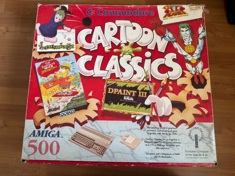 Commodore Amiga 500 plus computer boxed 