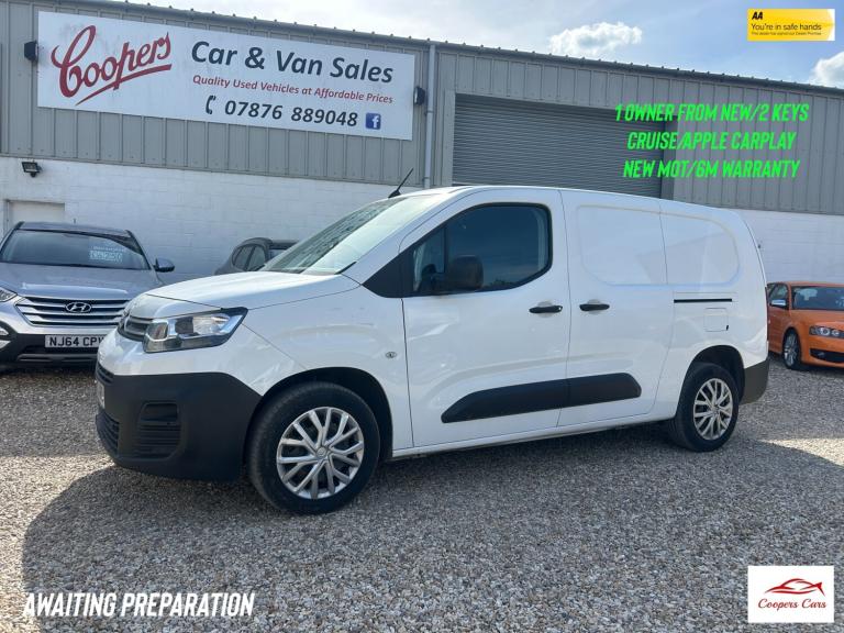 2020 Citroen Berlingo 1.5 BlueHDi 950Kg Enterprise 100ps PANEL VAN Diesel Manual