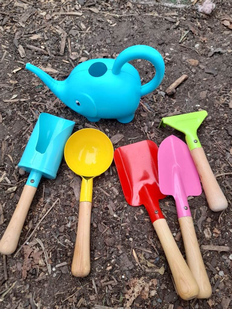 Childs gardening tools 