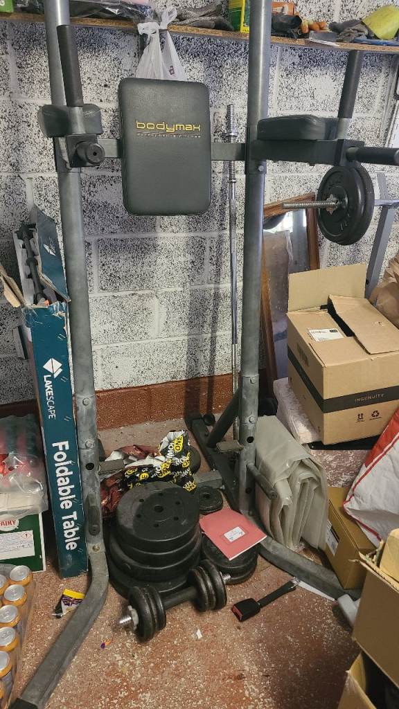 Power tower dip station,  pull up bar