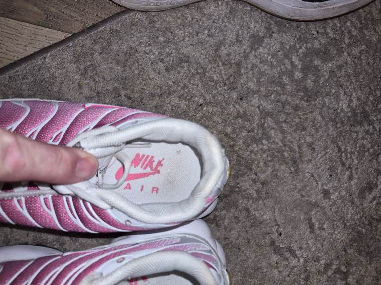 Girls pink tn Nike trainers