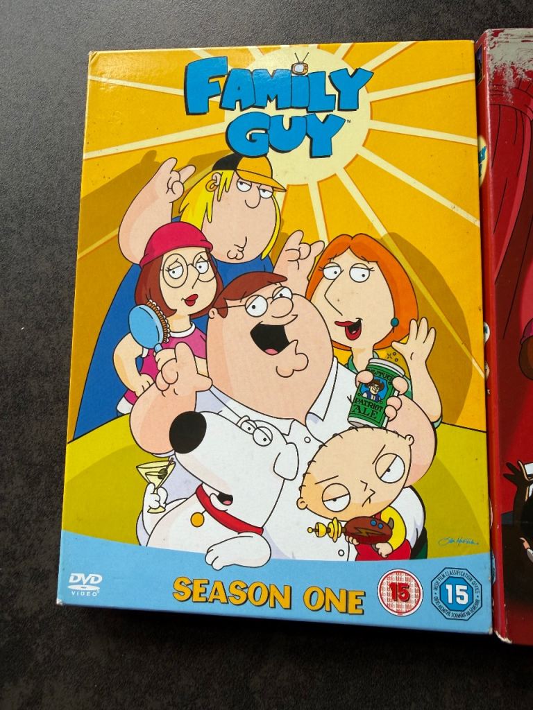 Family Guy DVD Boxset Seasons 1, 6, 7, 9 Bundle Job Lot Comedy Cartoon