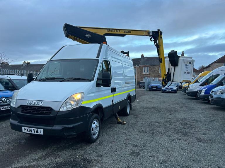 2014 Iveco Daily High Roof Van 3300 WB CHERRYICKER 12m REACH EURO6ULEZ NA Diesel Manual