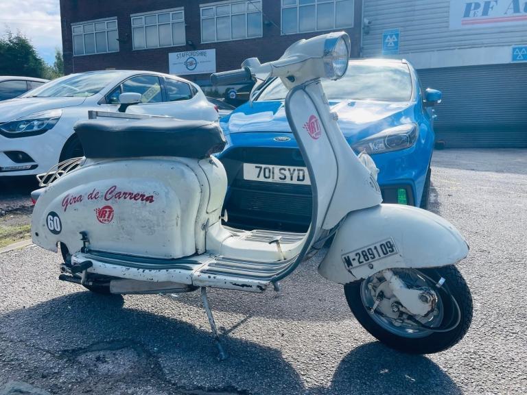 Lambretta Li 150 Spanish scooter  196 RT , 5-SPEED ORIGINAL PAINT 