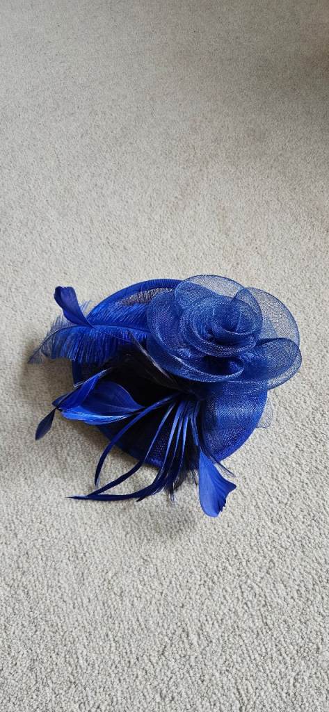 Royal Blue Fascinator