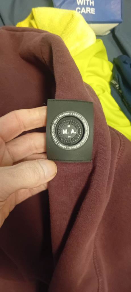 Marshal artist half zip jumper