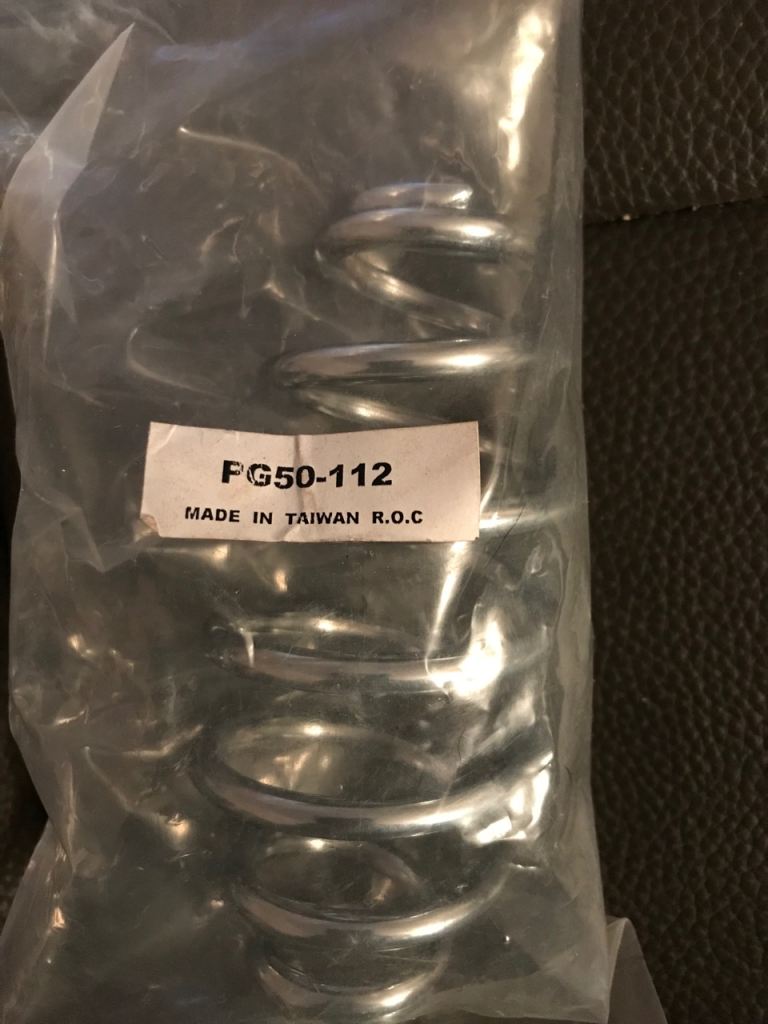 BOBBER CHROME SEAT SPRING X3 TRIKE CUSTOM CHOP