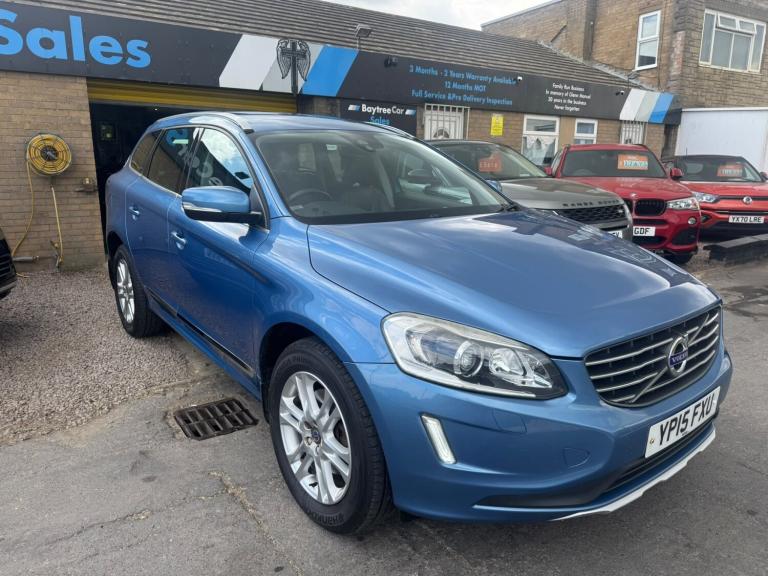 VOLVO XC60 2.4 SE Lux Nav D5 AWD (215hp) Blue Manual Diesel 2015