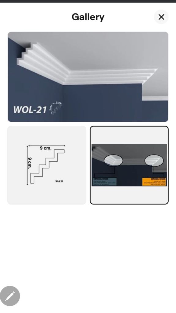 image for Victorian polyester coving 44meters 