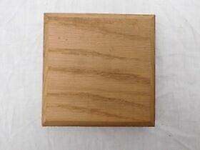 Oak post cap 125 x 125 x 21mm+ approx. NEW