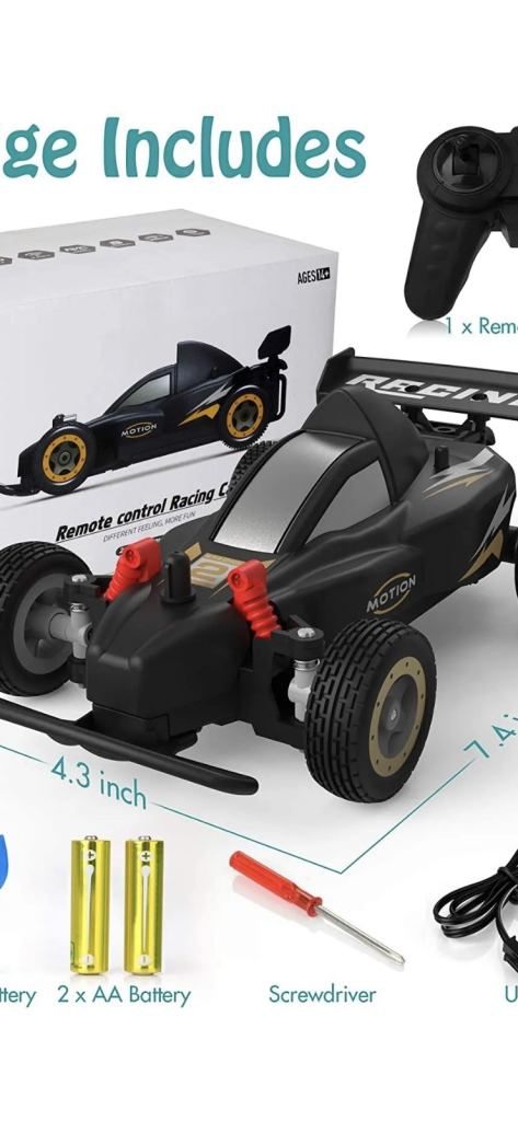 RC Racing Car, 4WD 2.4Ghz Remote Control Car, 1:20 Scale, Toys Cars