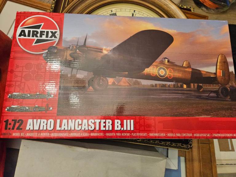 Airfix 1:72 Avro Lancaster B.III Model Kit – Brand New, Sealed Parts
