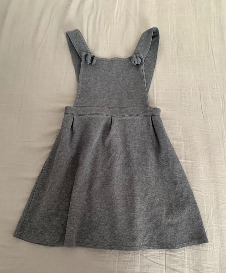 M&S girls school uniform pinafore, size: 4-5years