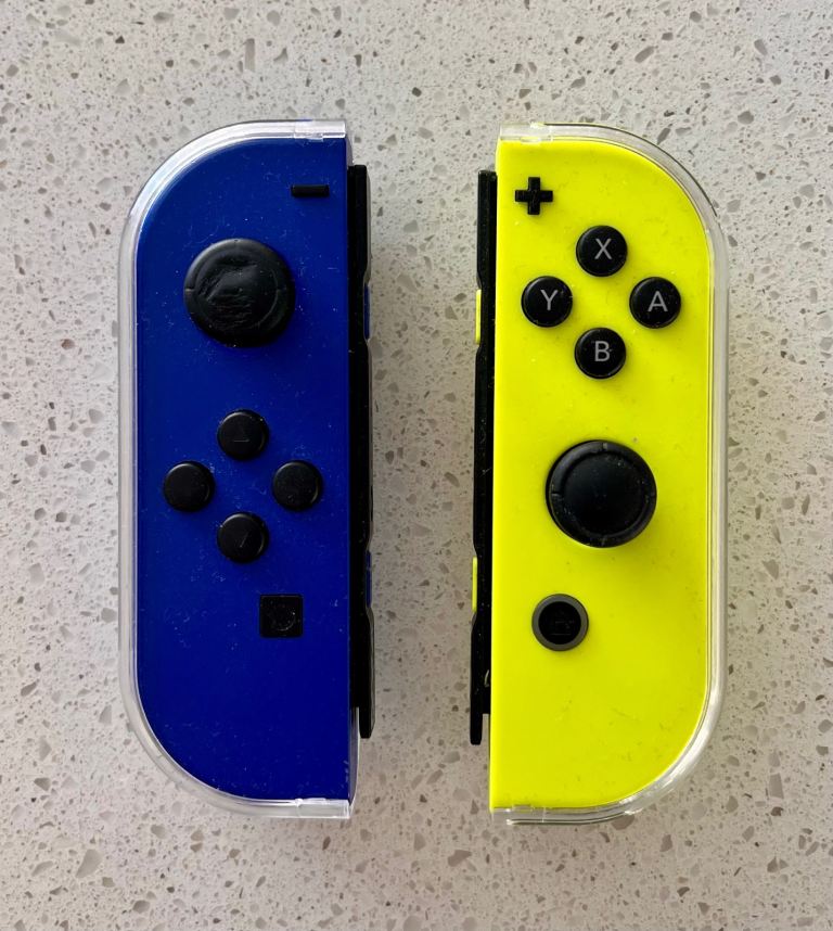 Nintendo Switch 1 Joy-Con Controllers Left Blue/Right Neon Yellow