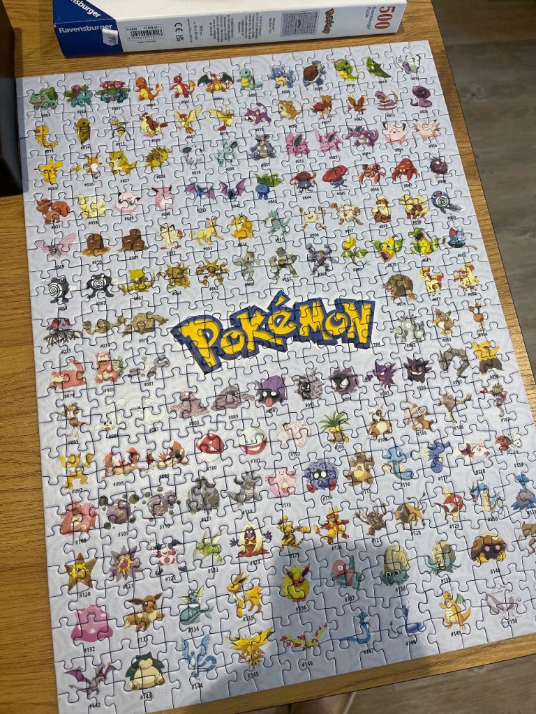 Ravensburger Pokémon 500 Piece Jigsaw Puzzle – Complete