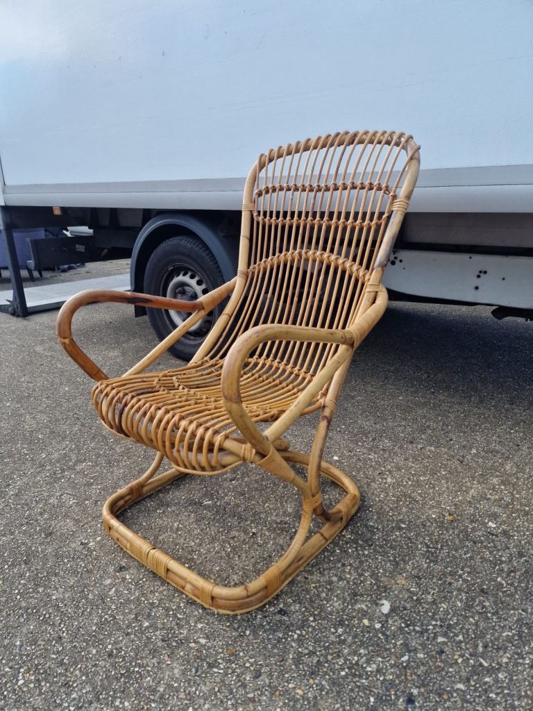 Tito Agnoli Bamboo Armchair