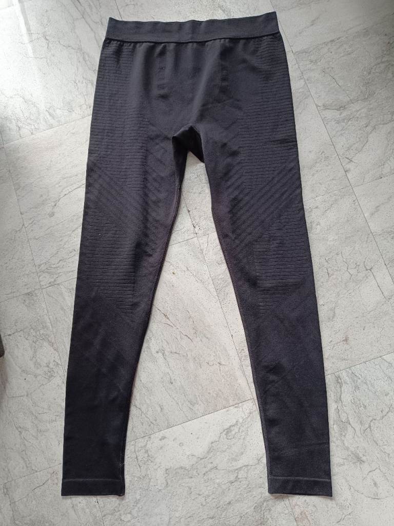 Women's/Men's Seamless Sport Leggings (Black)