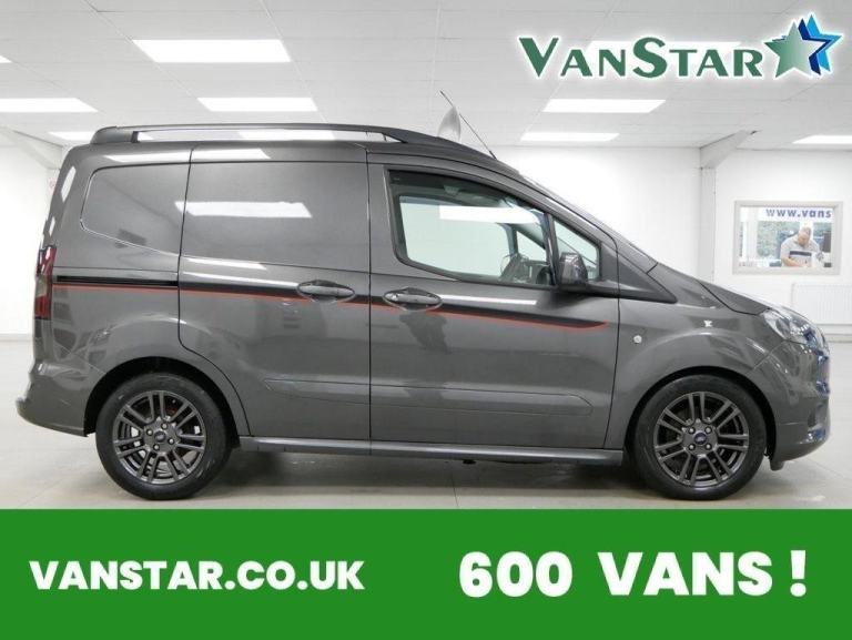 2022 TRANSIT COURIER 1.5 TDCI 100 BHP SPORT ( RARE TAILGATE + TWINSIDE  DOORS )