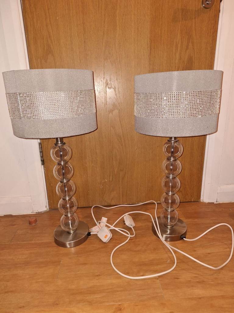 Two (tall) table lamps (Pickup only)