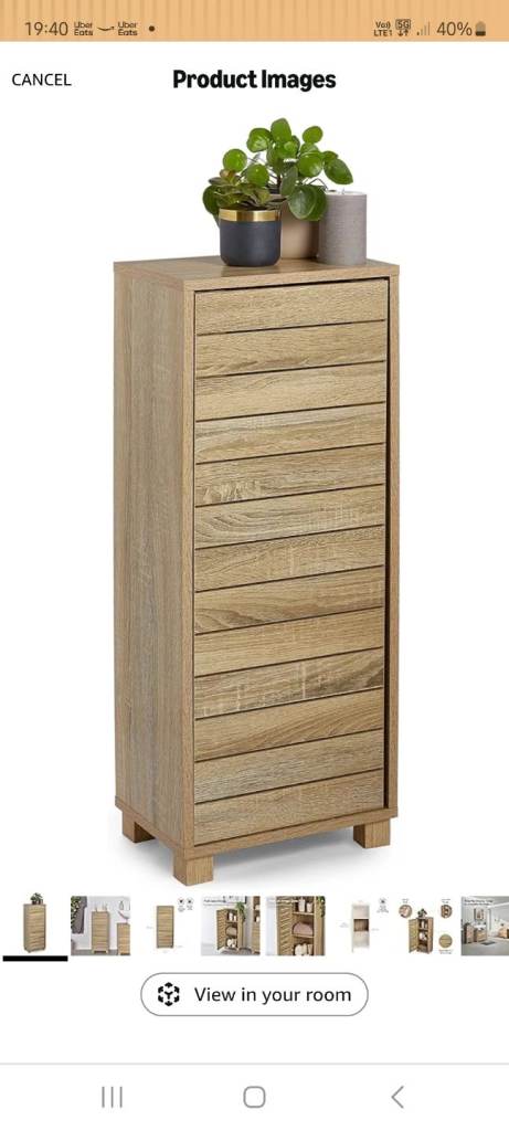 Oak bathroom unit 