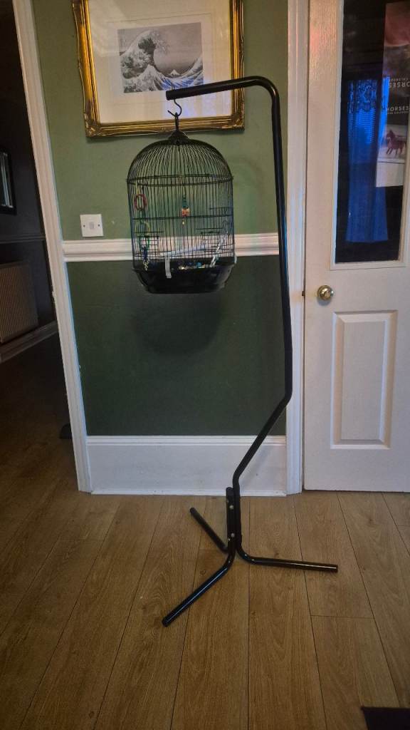 bird cage with stand 
