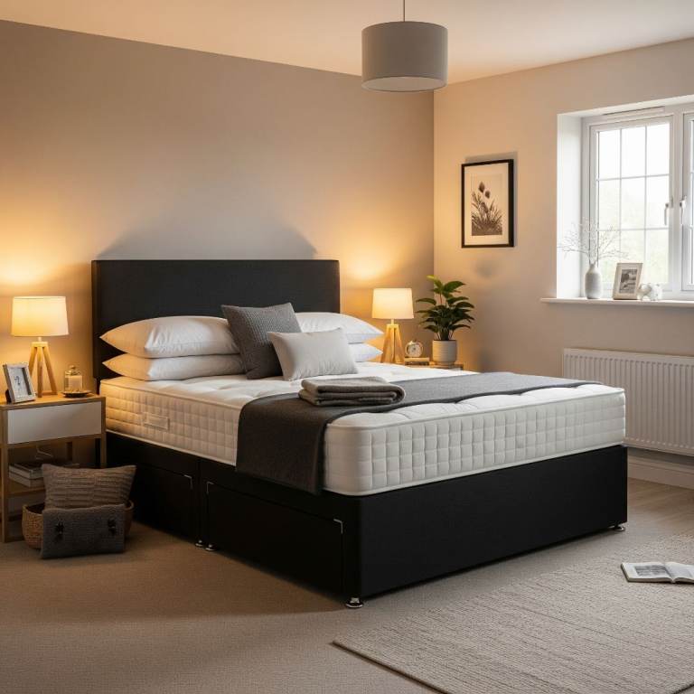  Brand New Divan Beds with Drawer Storage & Mattress – Available in All UK Bed Sizes 