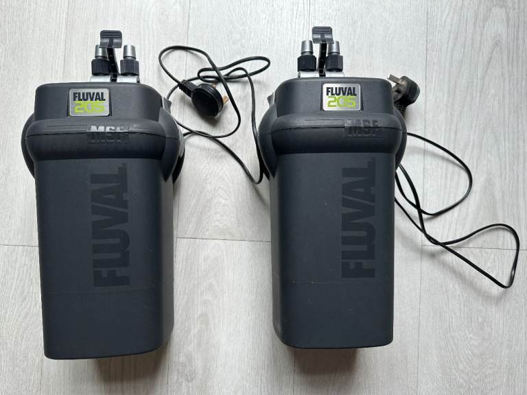 Set of Two Fluval 205 External Aquarium Filters - Good Working Order