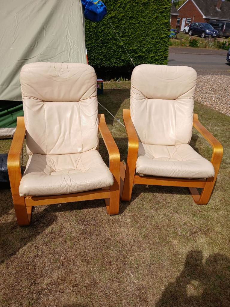 Cream chairs