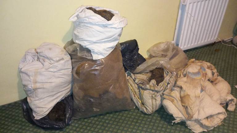 Horse hair & springs for upholstering 