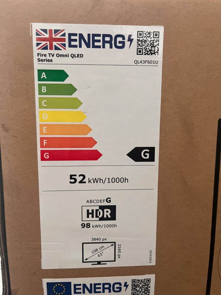 Amazon Fire TV Omni QLED Series QL43F601U