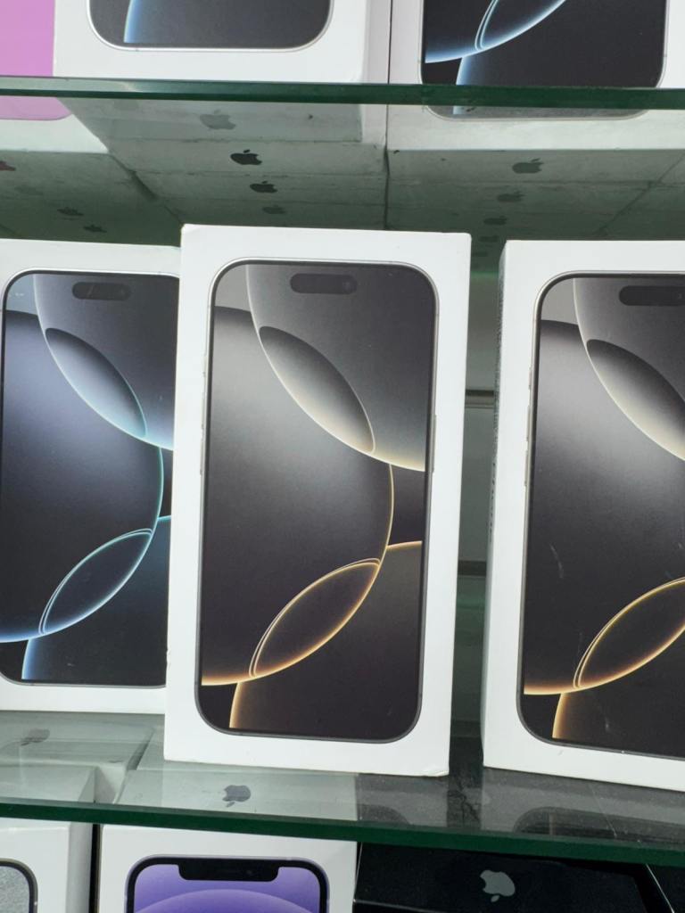 iPhone 16 Pro BRAND NEW BOX ONE YEAR OFFICIAL WARRANTY 