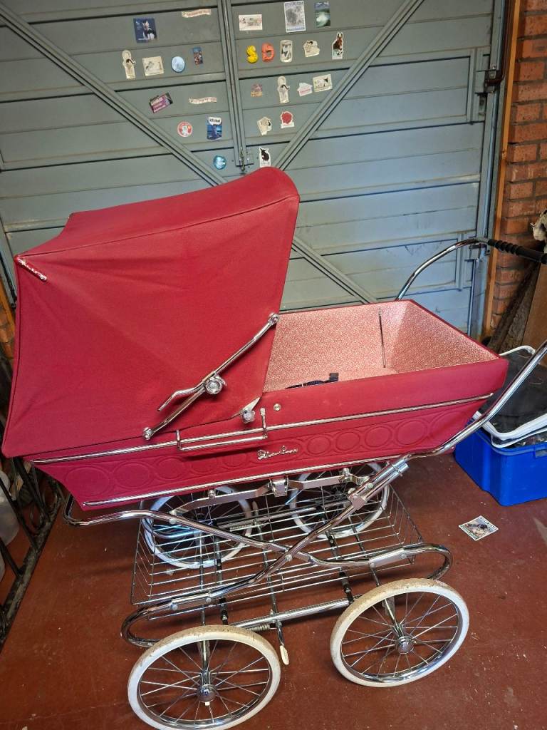 Vintage silver cross pram 1983