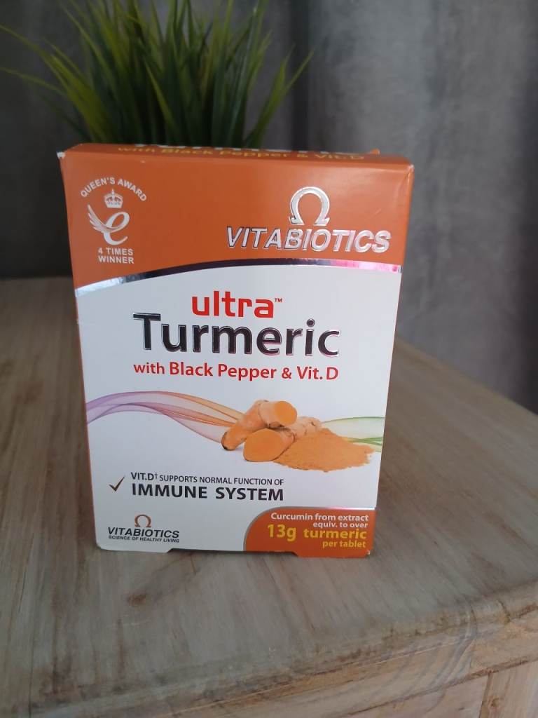 Turmeric with Blk Pepper & Vit D tablets