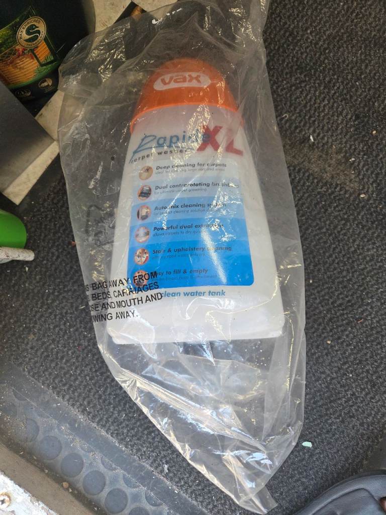 VAX rapid XL clean tank water bottle