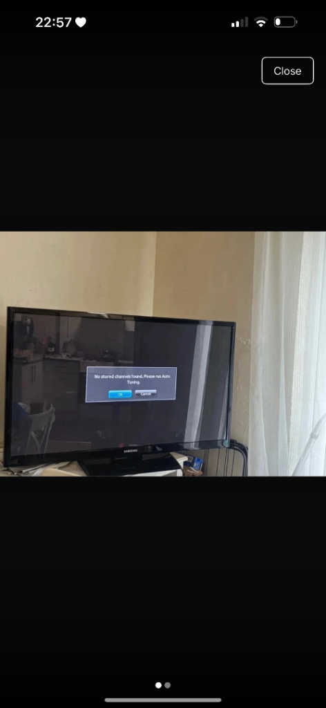 Samsung TV large