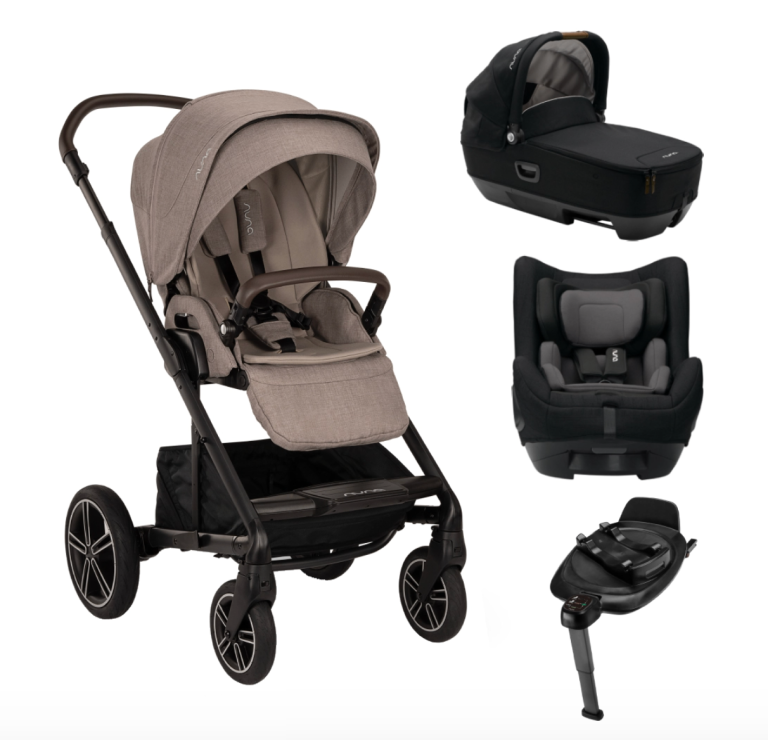Nuna Mixx Next Travel System – Stroller, Carrycot Car Seat, Car Seat & Base, & Accessories