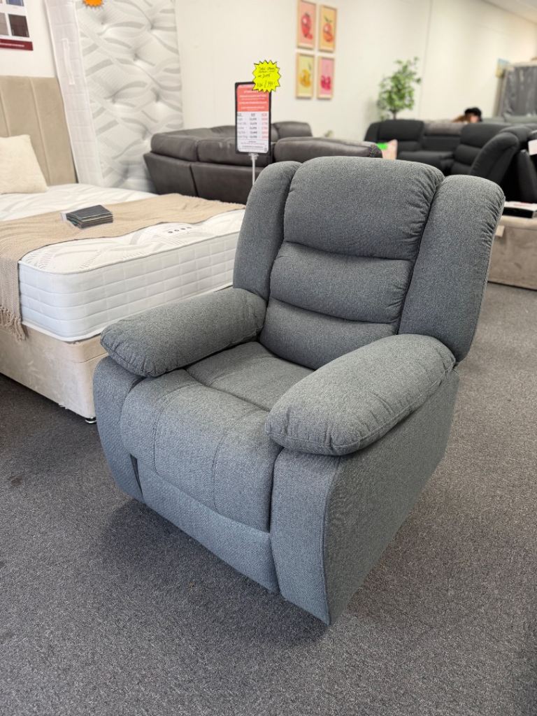 Grey Armchair Recliner - Can Deliver!