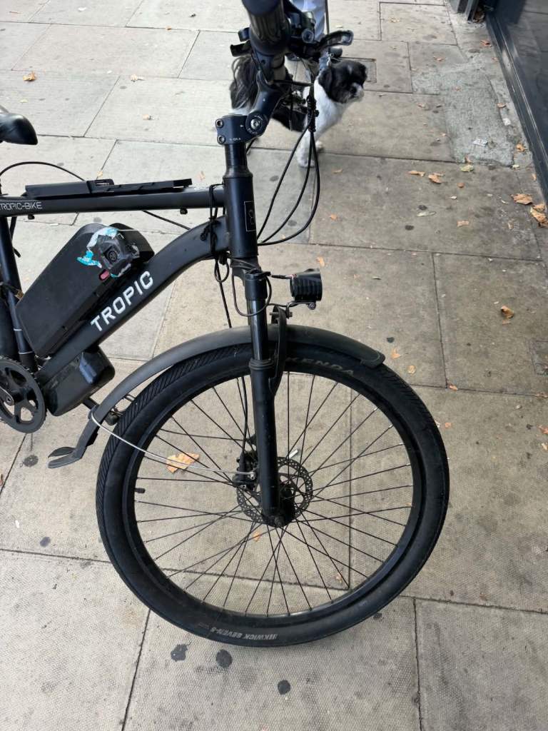 Tropic Electric City Bike – Black, Good Condition