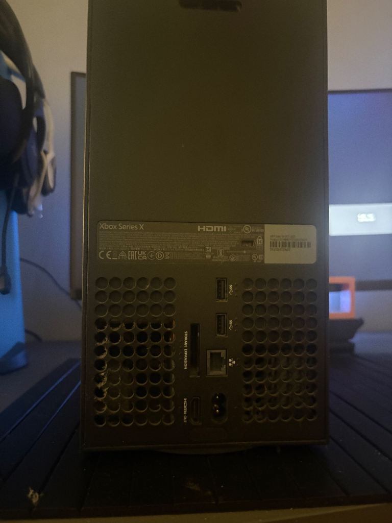 Xbox series x with games 