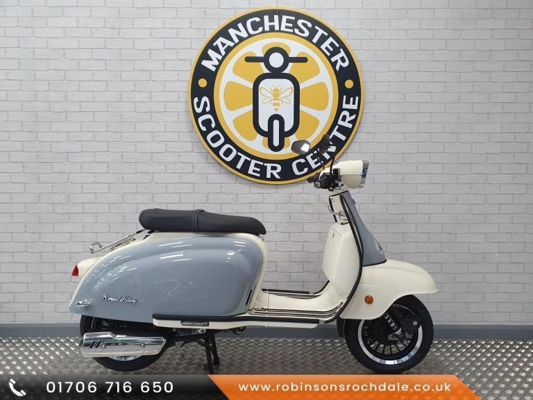 Pre RegRoyal Alloy TG 125cc AC CBS A Modern Classic Retro Automatic Moped