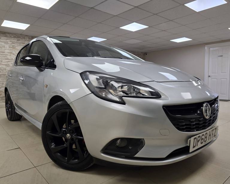 2018 Vauxhall Corsa 1.4i ecoTEC SRi VX Line Nav Black Hatchback 5dr Petrol Manual Euro 6 (90 ps H...