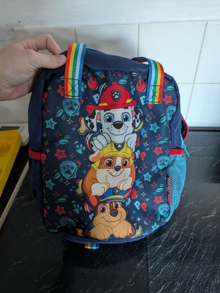 Paw Patrol Kids Backpack – As Good As New, £5.00 for Sale