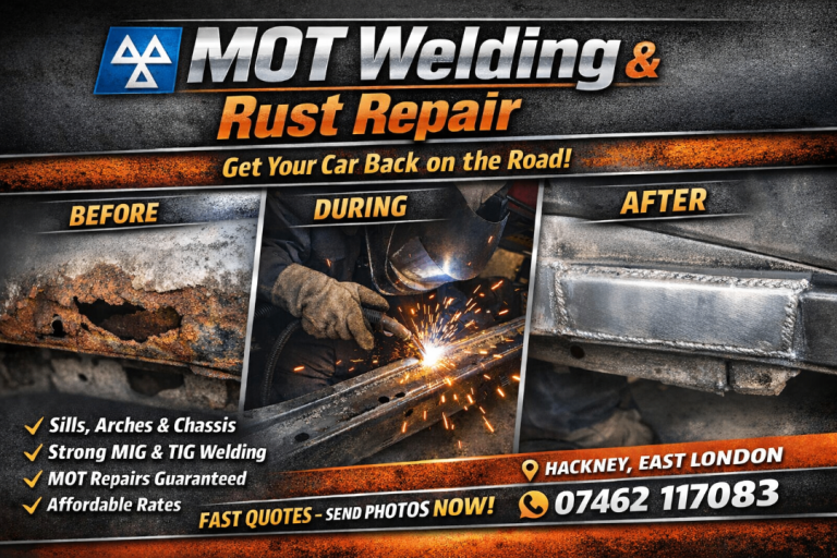 MOT Welding & Rust Repair – Car Servicing – Hackney