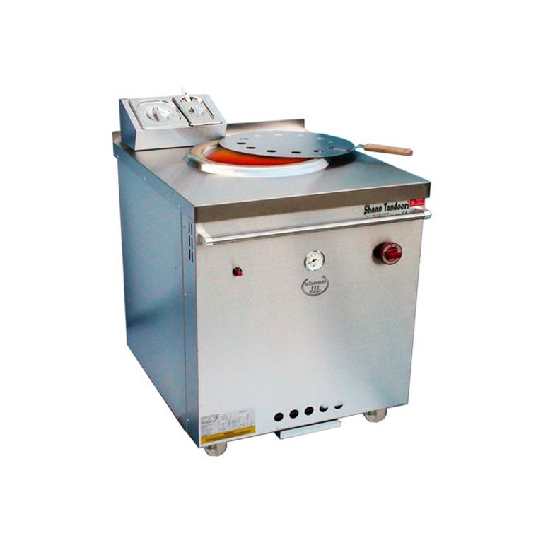 Commercial Stainless Steel Gas Tandoor Oven with Handmade Clay Pot 10KW 28"