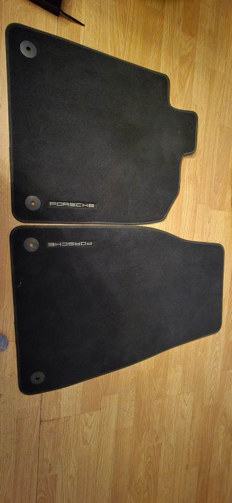 Porsche car mats