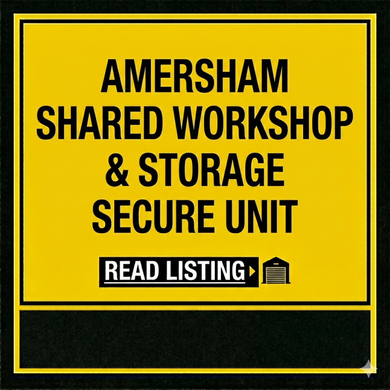 SHARED Workshop Space/Storage Space in Industrial Unit - Amersham