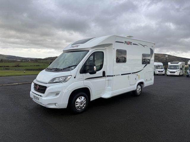2020 PILOTE ESSENTIEL P600 2 BERTH FIXED BED MOTORHOME WITH ONLY 27K MILES ANDERSON MOTORHOME SALES.